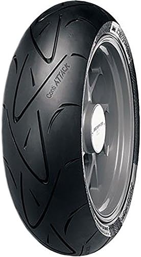 180/55ZR-17 (73W) Continental ContiSport Attack Hypersport Radial Rear Motorcycle Tire for Yamaha FZ-09 2014-2017