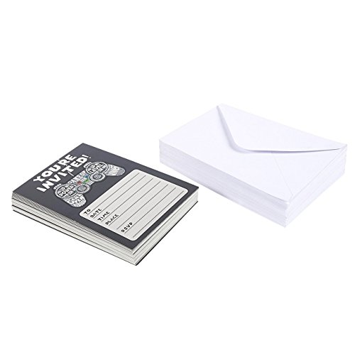5 Party+Invitations+Postcard+Envelopes+Birthday