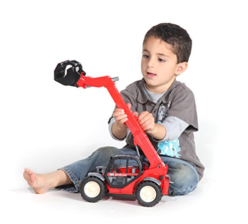 Bruder 02126 - Manitou Teleskoplader MLT 633 mit Zubehör – Bild 6