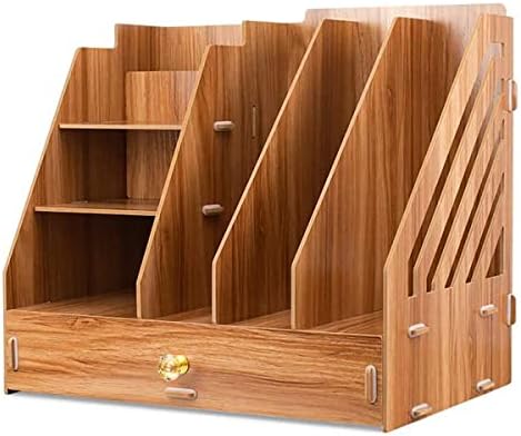 Desk Storage Organizer Office File Rack Desktop Stationary Paper Filer ...