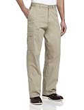 Dickies Men's Loose Fit Cargo Work Pant, Khaki, 34x34