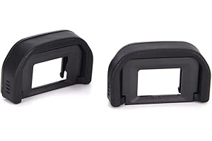 2 Pack Eyecup Eyepiece Viewfinder Protective Cover For 60D 70D 80D 5D 20D 30D 10D Cameras Replaces Blindfold Protective Cover