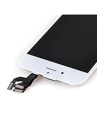 ayake visualización LCD para iPhone 6S Color Blanco visualización táctil Asamblea digitalizador sustitución con parte frontal de la cámara, altavoz y botón de inicio (premontado todas las herramientas necesarias incluido)