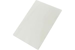 50 Count Edible Rectangle Rice and Wafer Paper,9x12.6 inches for candy packaging or food decoration