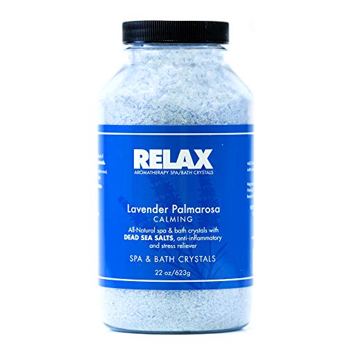 Escape Aromatherapy Bath Crystals -Pack of 4, 22 Oz- All Natural Dead Sea Salts - Aroma Therapy For Hottub, Spa & Whirlpool