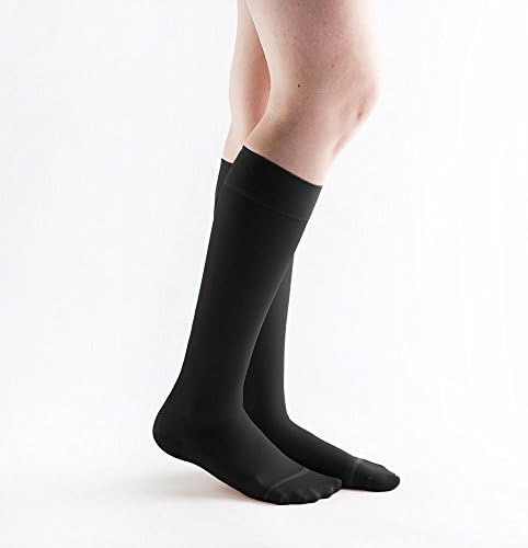Actifi Women's Sheer 20-30 mmHg Compression Stockings - Closed Toe, Knee High