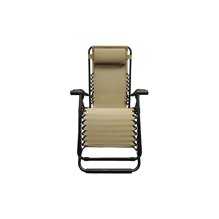 Caravan Sports Infinity Zero Gravity Chair, Beige LAVORIST