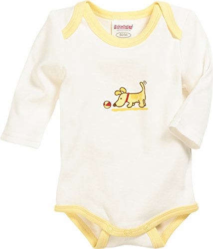 Schnizler Langarm, 3er Pack Hund, Oeko-Tex Standard 100 uniseks-baby body - Image 3