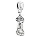 Sexy Sparkles Yarn Dangle Charm, European Style For Snake Chain Charm Bracelet