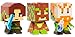 Mattel Minecraft Biome Settlers Series Mini Figure Forest 3-Pack