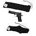 DecoyPro Gun Socks for Handguns with Gun ID – Gun Socks for Pistols – Silicone Treated Breathable Moisture Wicking Gun Sock Black