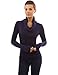 Patty Women's Cowl Neck Long Sleeve Ruched Sides Stretch Pullover Top