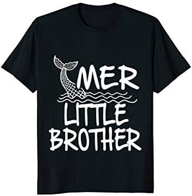 Mer-Little Brother Mermaid Matching Family T-Shirt v2