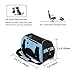 MisteSun Cat Carrier,Soft-Sided Pet Travel Carrier for Cats,Dogs Puppy Comfort Portable Foldable Pet Bag Airline Approved (Small, Blue)thumb 1
