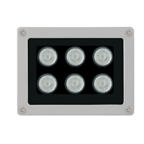 Univivi U06R WideAngle Long Range 130 Feet 6pcs LED Array Lights IR
