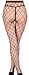 YueDie Women's Sexy Fishnet Sheer High Thigh Garter Belt, Black-l, One Size
