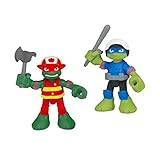 Teenage Mutant Ninja Turtles Half Shell Heroes Policeman Leonardo and Fireman Raphael Basic 2.5