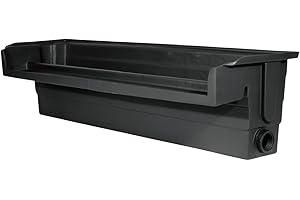 EasyPro Pond Products CF48E Eco-Series 48” Waterfall Spillway is Ideal for Just-A-Falls Water Features. Connect Liner Without Tools. 2-2” Installed Spinweld Inlets. Up to 6400 to 12000 GPH Flow