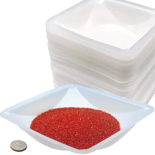Pure Ponta Large Weigh Boats 125 Pack 330ml Plastic Disposable Scale
