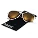 Duduma Fashion Aviator Sunglasses with Flat Lens Metal Frame for Women and Men 0713