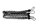 2 Pieces Fine Hand Tied Curtain Clip, Buckle Holdback Fabric Drapery Tassels Curtain Tiebacks / Tassel Window Curtain TieBacks Knitted Braided Curtain Cord Rope Buckle (BLACK)