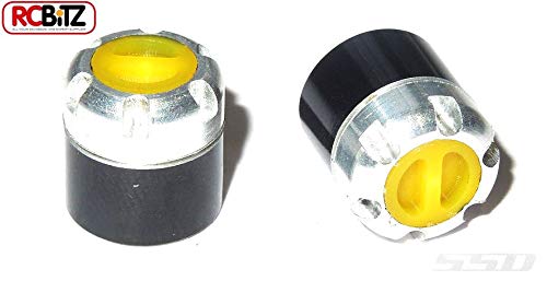 SSD RC Scale Locking Hubs (Yellow)