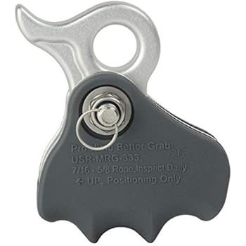ProClimb Arborist Better Grab Rope Grab - Removable Cam, Ergonomic, Rubberized Cover, Flip Line Adjuster - Rope Sizes 7/16