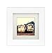 Tiny Mighty Frames 3-Set, Wood Square Instagram Photo Frame, 6x6 (5.5x5.5 Window), 4x4 Mat (3.75x3.75 Window), Hanging (3, White)