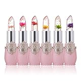 kailijumei flower jelly lipstick set of 3 color Temperature Change Moisturizer flower lip stick by with Holiday Gift wrapped By Sela
