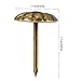 200 Pcs Bronze Upholstery Tacks Decorative Furniture Nails Pins DIY Push Pins Vintage Flower-Pattern Head Nail