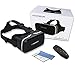 VR Headset vr SHiNECON Virtual Reality Headset-for iphone X/7/6S/6Splus/6/5,Galaxy, Huawei,Google, Moto and All Android Smartphone 4.7~6.0 Inches (Black)