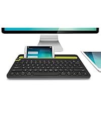 Teclado K480 Logitech con bluetooth para computadoras, tablets y smartphones, Negro