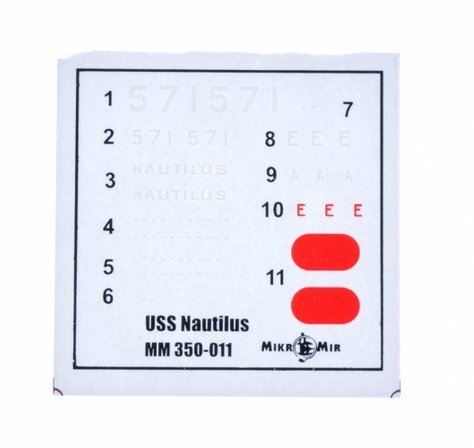 SSN-571 'Nautilus' U.S. nuclear submarine MM350-009