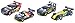 Disney Pixar Cars Carbon Racers Carbon Speed 4-Pack