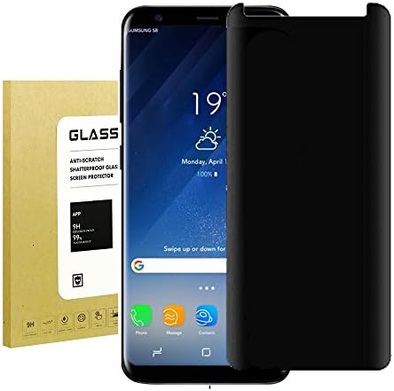 For Samsung Galaxy S8Plus/S8+ Screen Protector Privacy Anti-Spy,Onexix[9H Hardness][Easy to Install][Bubble Free][HD Clear] Tempered Glass Screen Protector Film for Samsung Galaxy S8 Plus