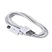 MChoice for Samsung Galaxy s7 Edge V8 1m Standard Interface USB Micro Data Cable for Samsung Galaxy s7 Edge (White)