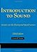 Introduction To Sound: Acoustics for the Hearing and Speech Sciences (Singular Textbook Series)