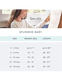 Splendid - Sudadera de manga larga y parte inferior para niñas y niños (2 piezas)