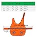 Hiado Dog Reflective Vest High Visibility Safety Jacket for Walking Running Hiking to Keep Dogs Visible Safe from Cars and Hunting Accidents Orange XXL