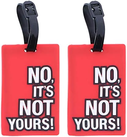 Luggage Tag Humor Pack Up and Leave - Set of 2