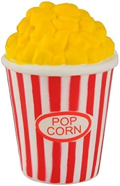 Bestkiy Jumbo Squishies Popcorn Kawai Slow Rising Scented Squeeze Toy,Stress Relief Toy For Fun