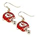 Sports Team Kansas City Chiefs J Hook Dangle Logo Earring Set