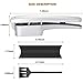 Garlic Press, 2 in 1 Garlic Mince and Garlic Slice with Garlic Cleaner Brush and Silicone Tube Peeler Set- Aluminum Alloy Garlic Crusher and Slicer- Durable and Easy to Clean