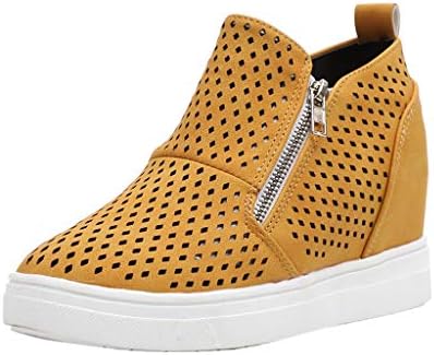 FeiBeauty 🔥 Fashion Heel Wedge Trainers for Women - Ladies Comfortable Platform Walking Shoes, Best Chioce for Casual and Daily Wear