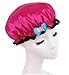 Beautiful Home Thicken Double-Layer Waterproof Shower Cap Bath Cap Elastic Band Spa Shower Hat for kids girls