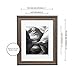 11x14 Frame Matted for 8x10 - Brown Picture Frames by EcoHome