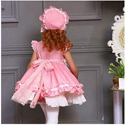 スカート付きバレエレオタード バレエレオタード 女の子スペイン裁判所風プリンセスドレス手作りパフ刺繍レースドレススポーツウェア B07xmqn58r 3 723円
