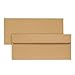 Juvale Mailing Envelopes - 10 (4-1/8 x 9-1/2 In) Brown Flat Gummed Seal - 100-Count Durable Paper Construction - For Greeting Cards & Gift Certificates