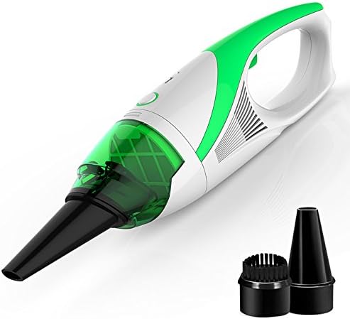 Dustbusters Rechargeable Cordless Wireless Small Lightweight Hand Held Vaccums Portable Auto Pet Hair Handheld Vaccum Cleaners for Home and Car Detail, Green