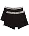 Calvin Klein Boys' Big Multipack, Steel Micro Boxer Brief Underwear, Black/Black, Large (12/14)